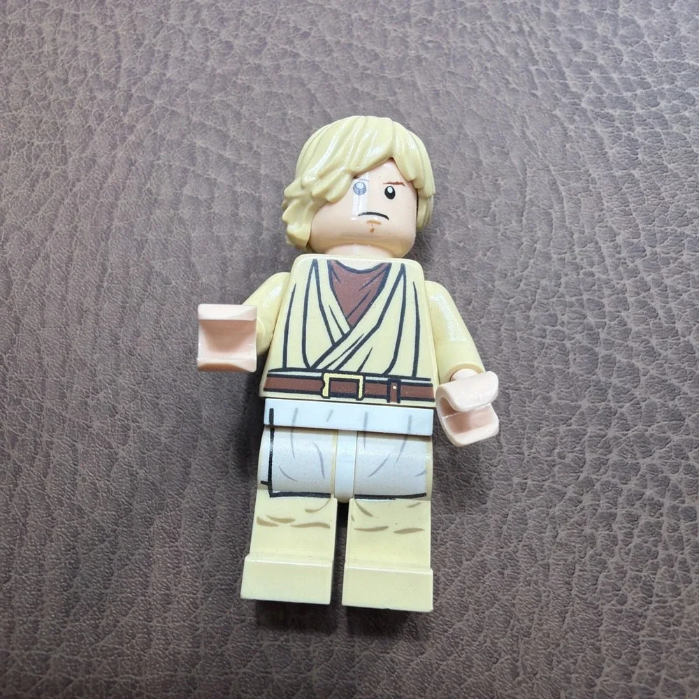 Lego Star Wars Minifigure Luke Skywalker Tatooine Mop Hair New Minifig